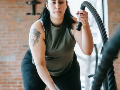 weightlifting woman